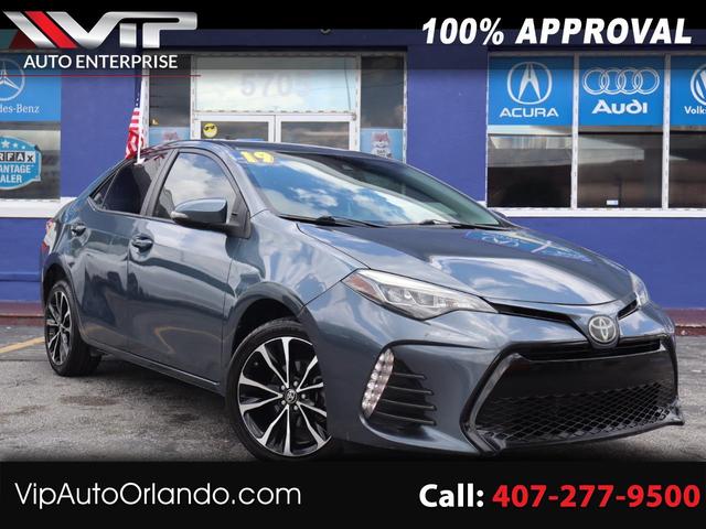 Gray 2019 Toyota Corolla Sedan Front-Wheel Drive Automatic