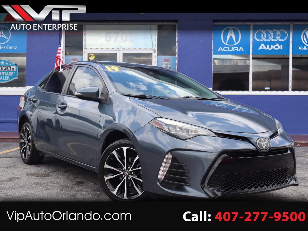 Gray 2019 Toyota Corolla Sedan Front-Wheel Drive Automatic