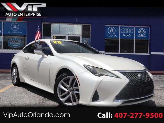 White 2020 Lexus RC Coupe Rear-Wheel Drive Automatic