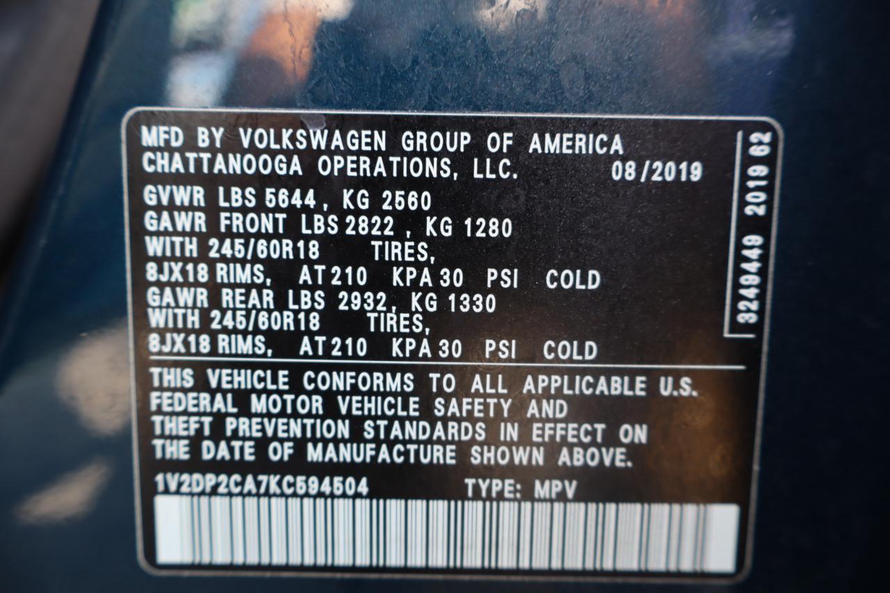 Volkswagen Atlas 2.0T SE FWD 2019