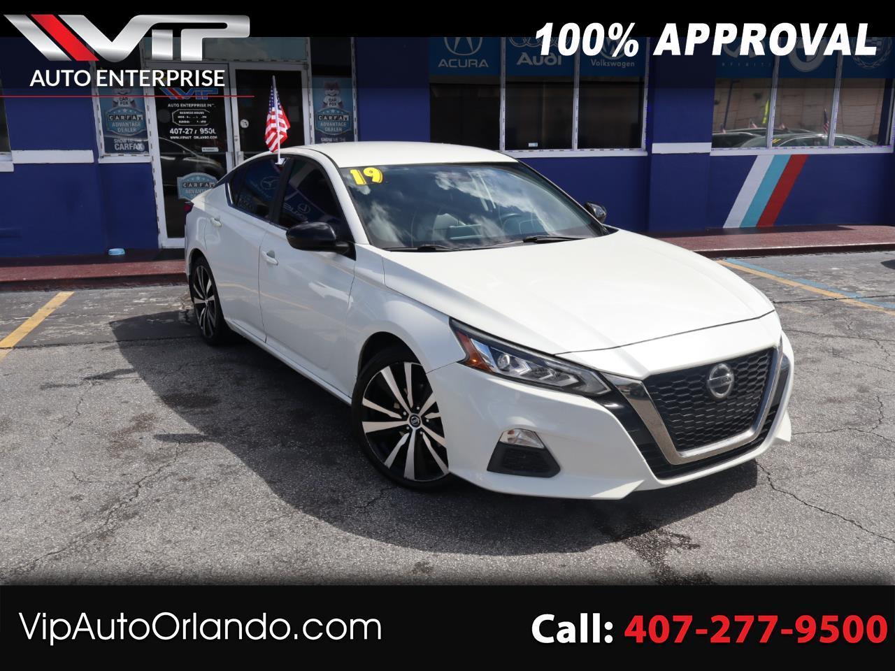 White 2020 Nissan Altima Sedan Front-Wheel Drive Automatic