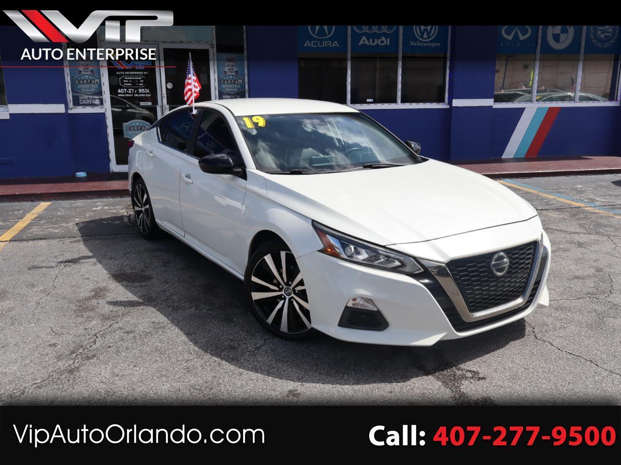 White 2020 Nissan Altima Sedan Front-Wheel Drive Automatic