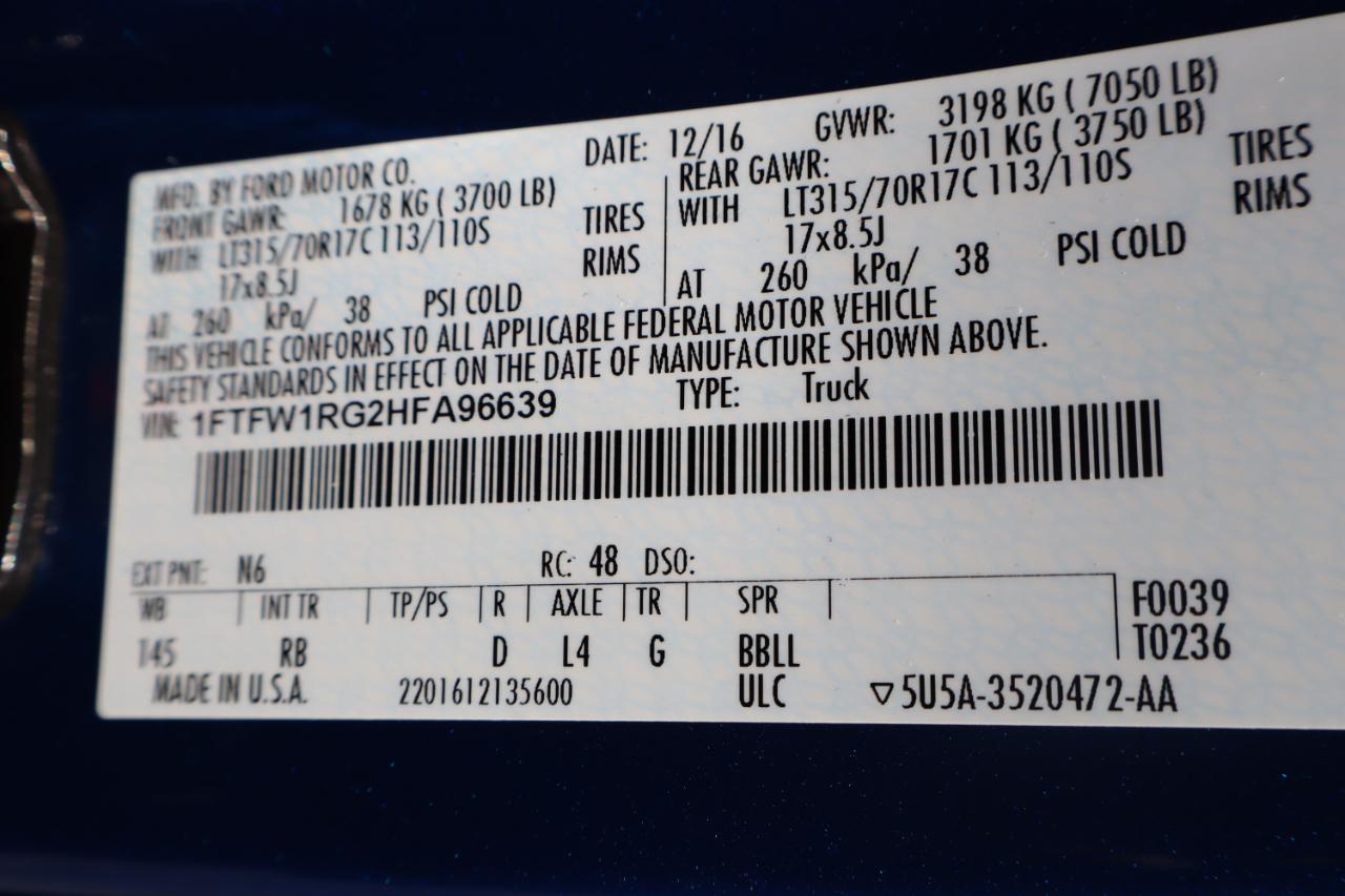 Ford F-150 Raptor 4WD SuperCrew 5.5' Box 2017