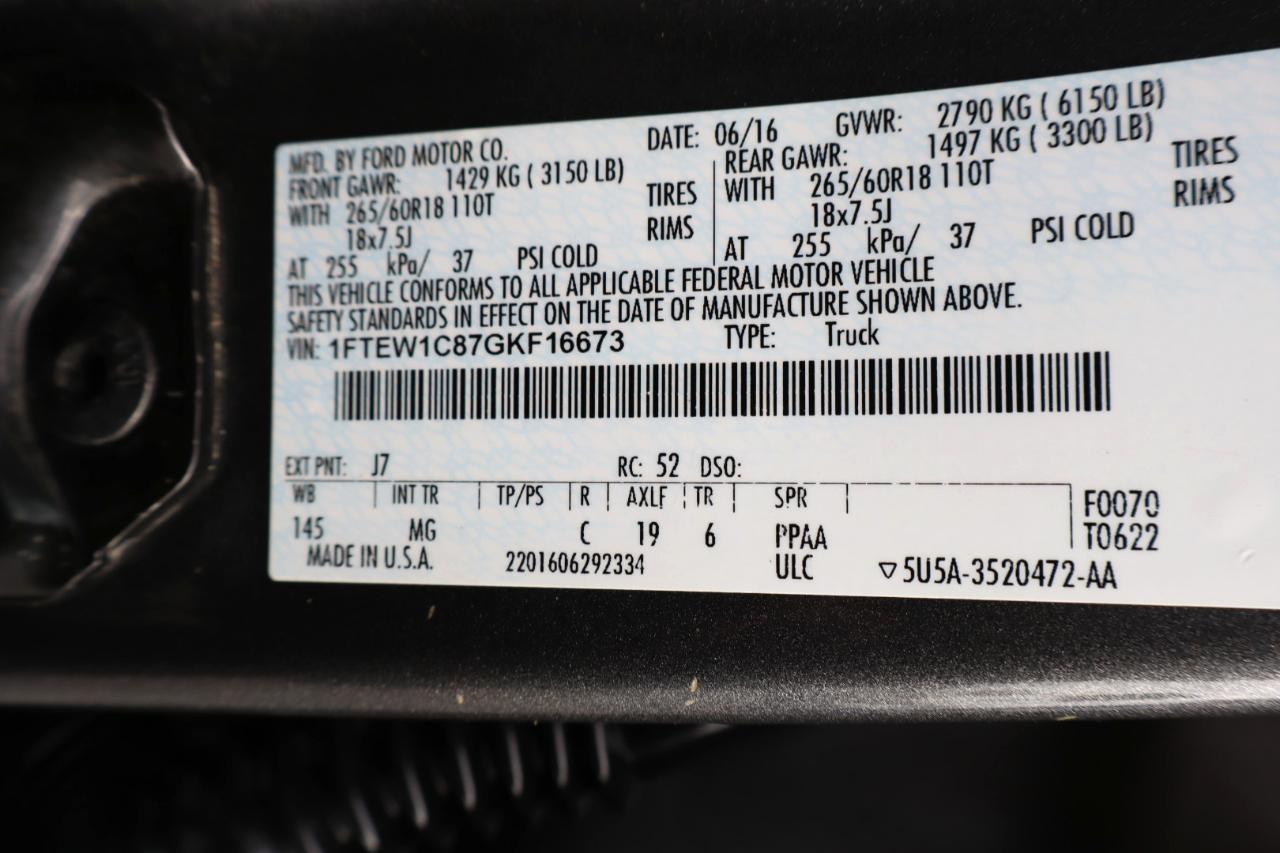 Ford F-150 2WD SuperCrew 145" XLT 2016