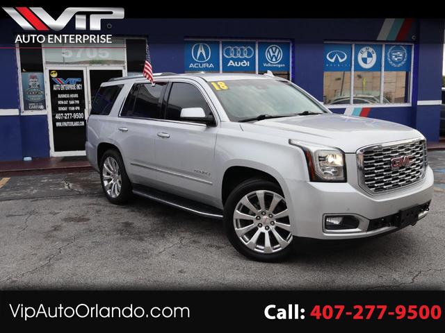 Silver 2018 GMC Yukon SUV / Crossover Four-Wheel Drive Automatic