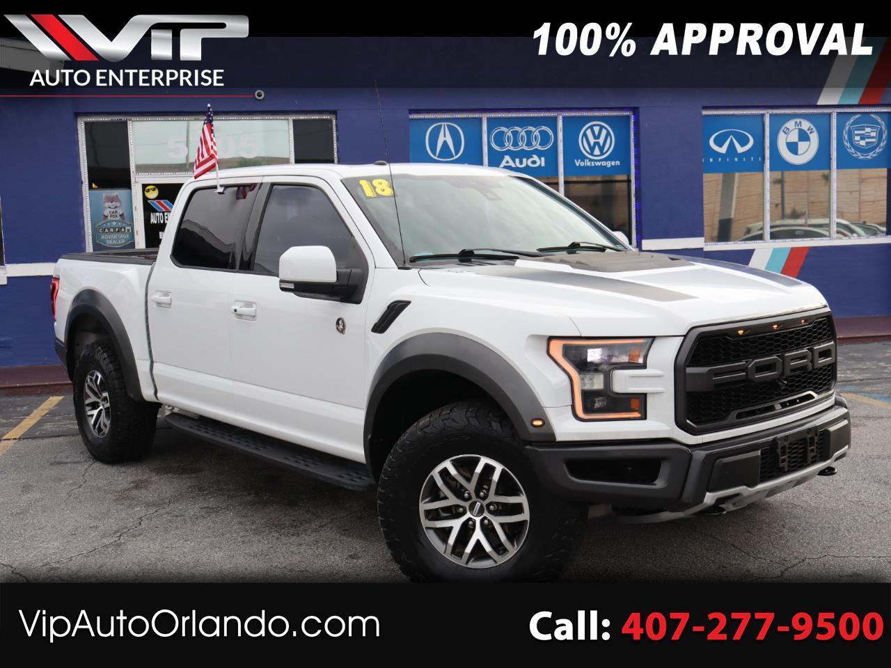 2018 Ford F-150 Raptor 4WD SuperCrew 5.5' Box