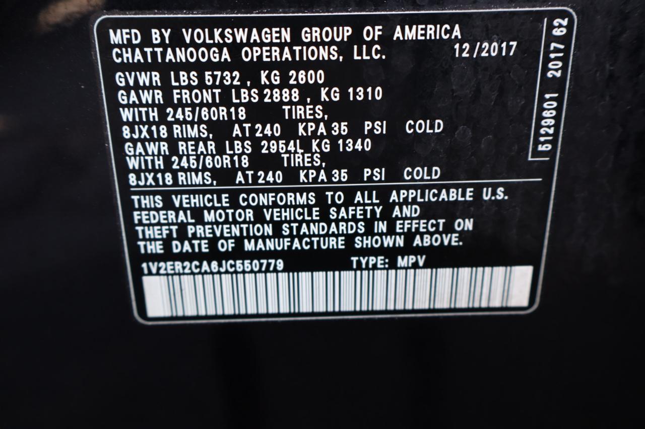 Volkswagen Atlas 3.6L V6 SEL FWD 2018