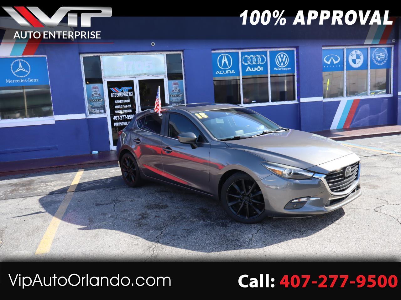 Gray 2018 Mazda MAZDA3 Hatchback Front-Wheel Drive Manual