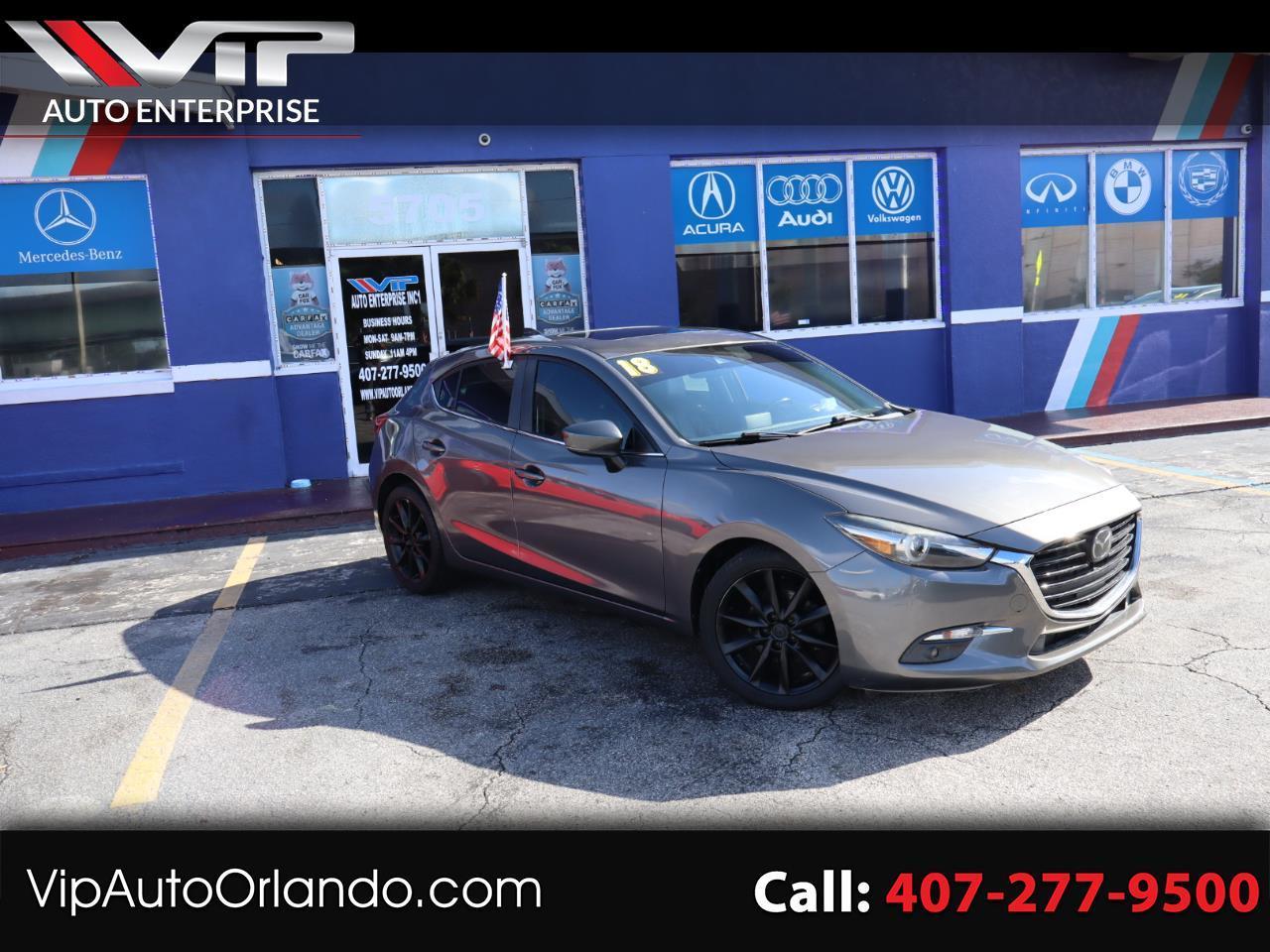Gray 2018 Mazda MAZDA3 Hatchback Front-Wheel Drive Manual