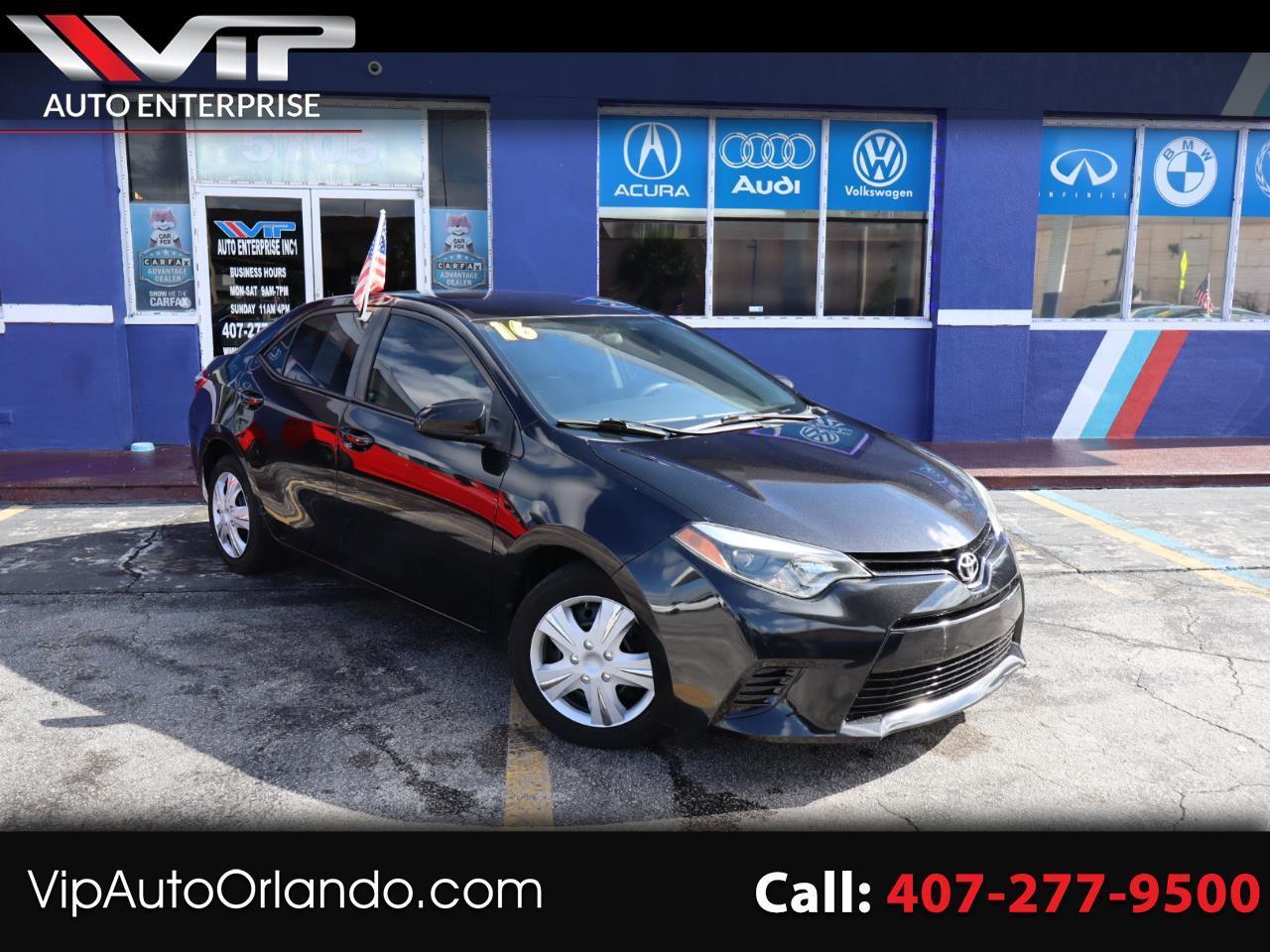 Toyota Corolla 4dr Sdn CVT LE (Natl) 2016