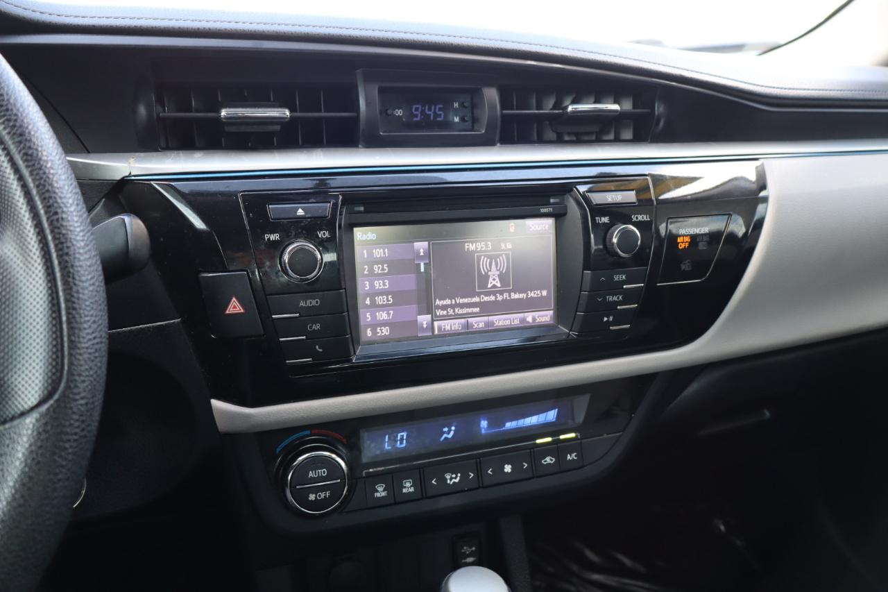 Toyota Corolla 4dr Sdn CVT LE (Natl) 2016