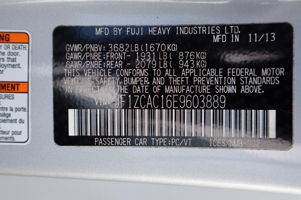 Subaru BRZ 2dr Cpe Man Limited 2014