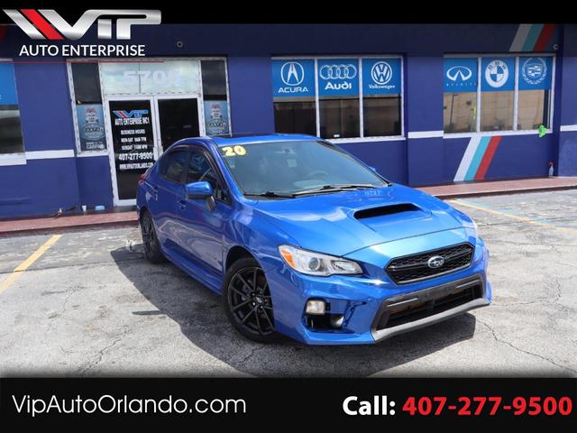 Blue 2020 Subaru WRX Sedan All-Wheel Drive Manual