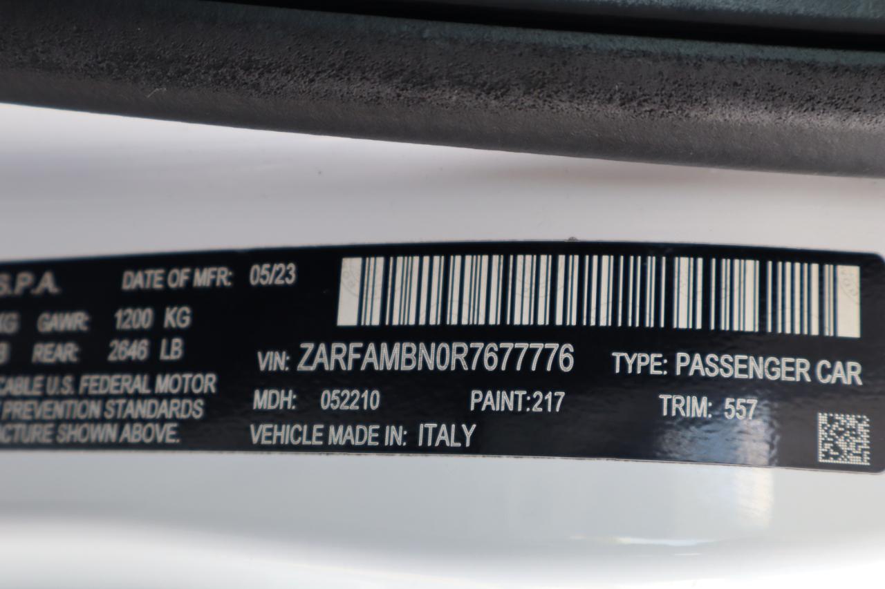Alfa Romeo Giulia Veloce RWD 2024