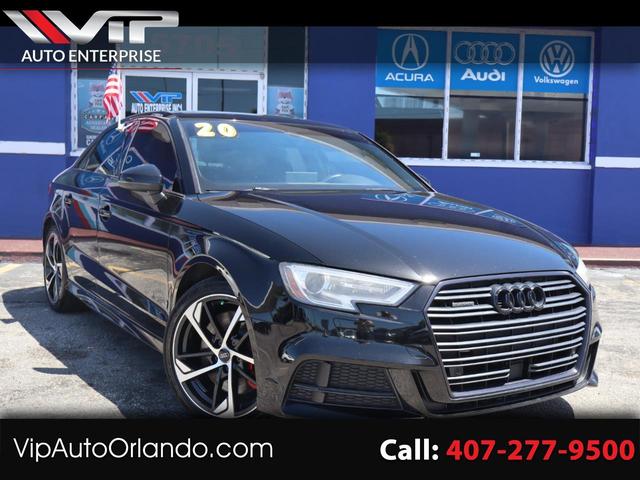 Black 2020 Audi A3 Sedan All-Wheel Drive Automatic