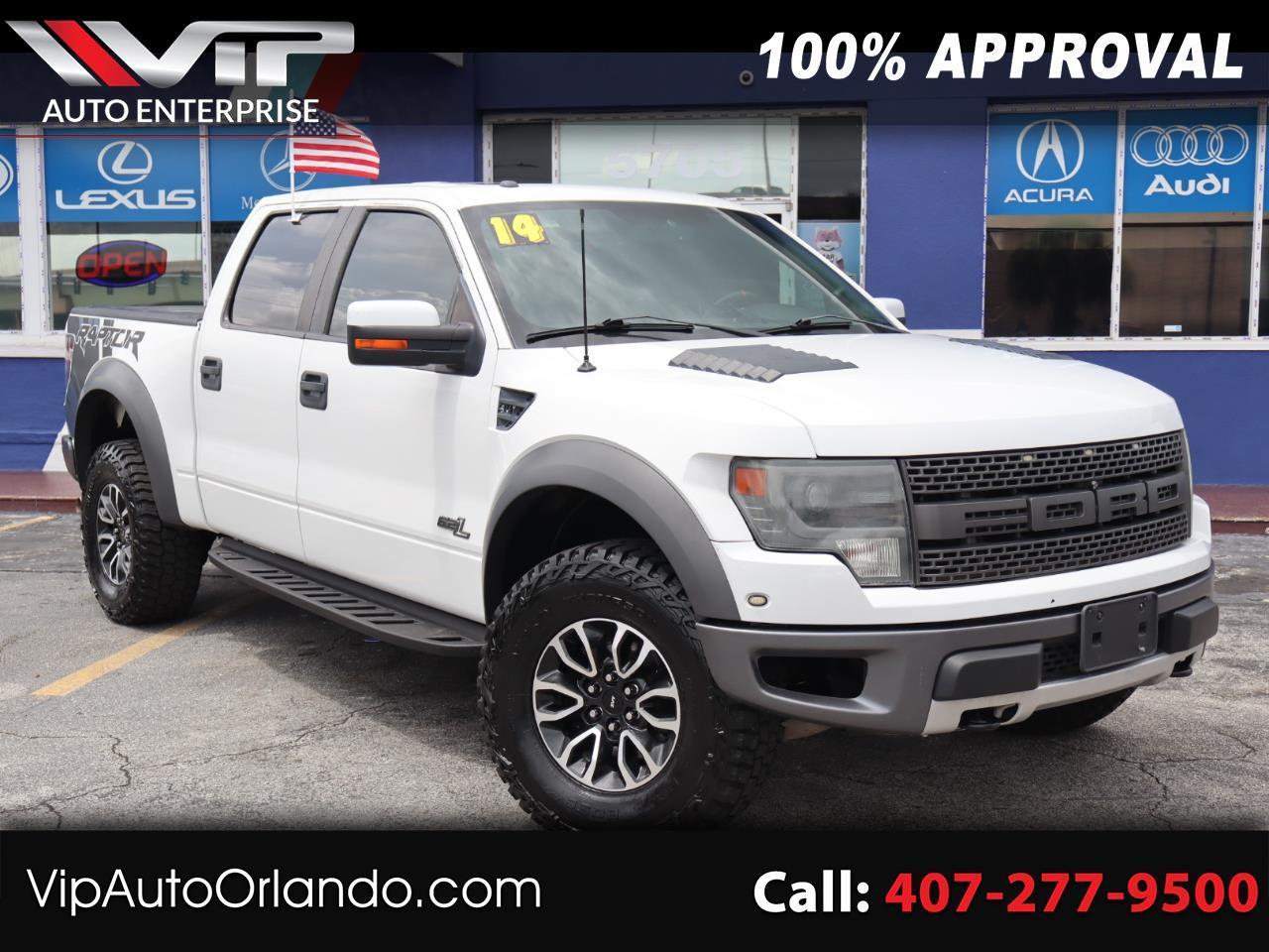 2014 Ford F-150 4WD SuperCrew 145" SVT Raptor