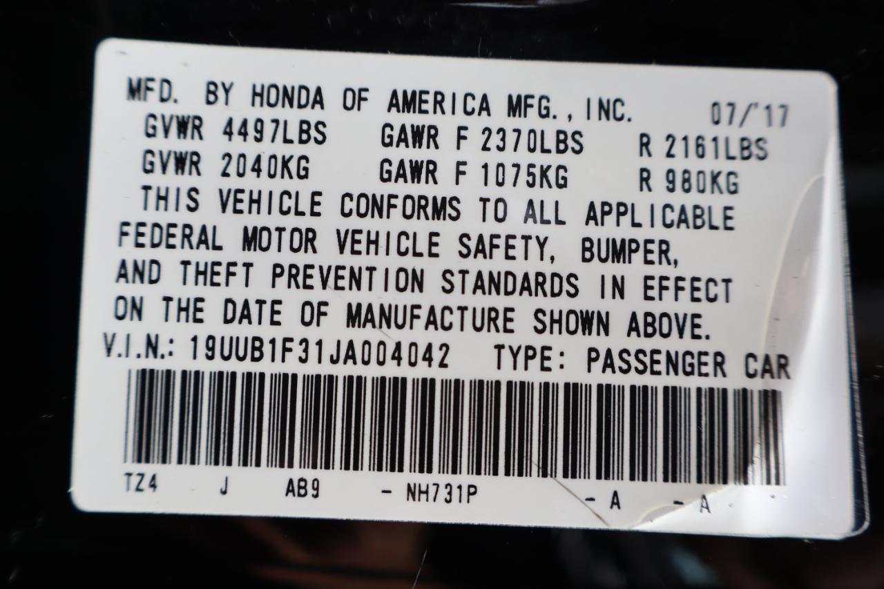 Acura TLX 2.4L FWD 2018