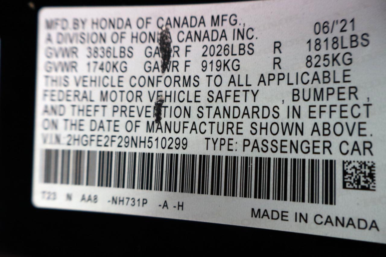 Honda Civic Sedan LX CVT 2022
