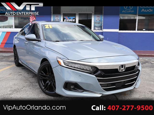 Blue 2021 Honda Accord Sedan Front-Wheel Drive Automatic