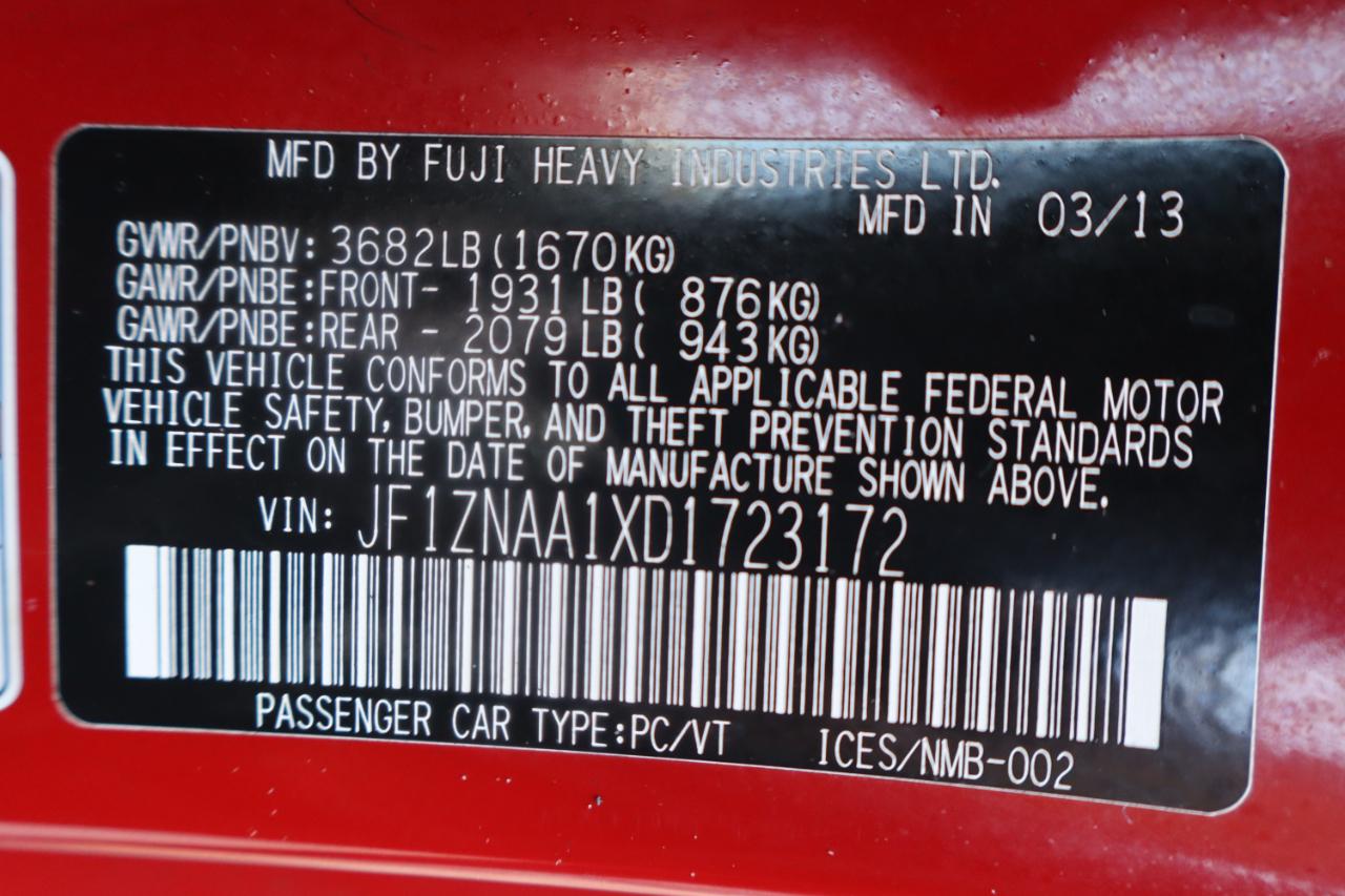 Scion FR-S 2dr Cpe Man (Natl) 2013