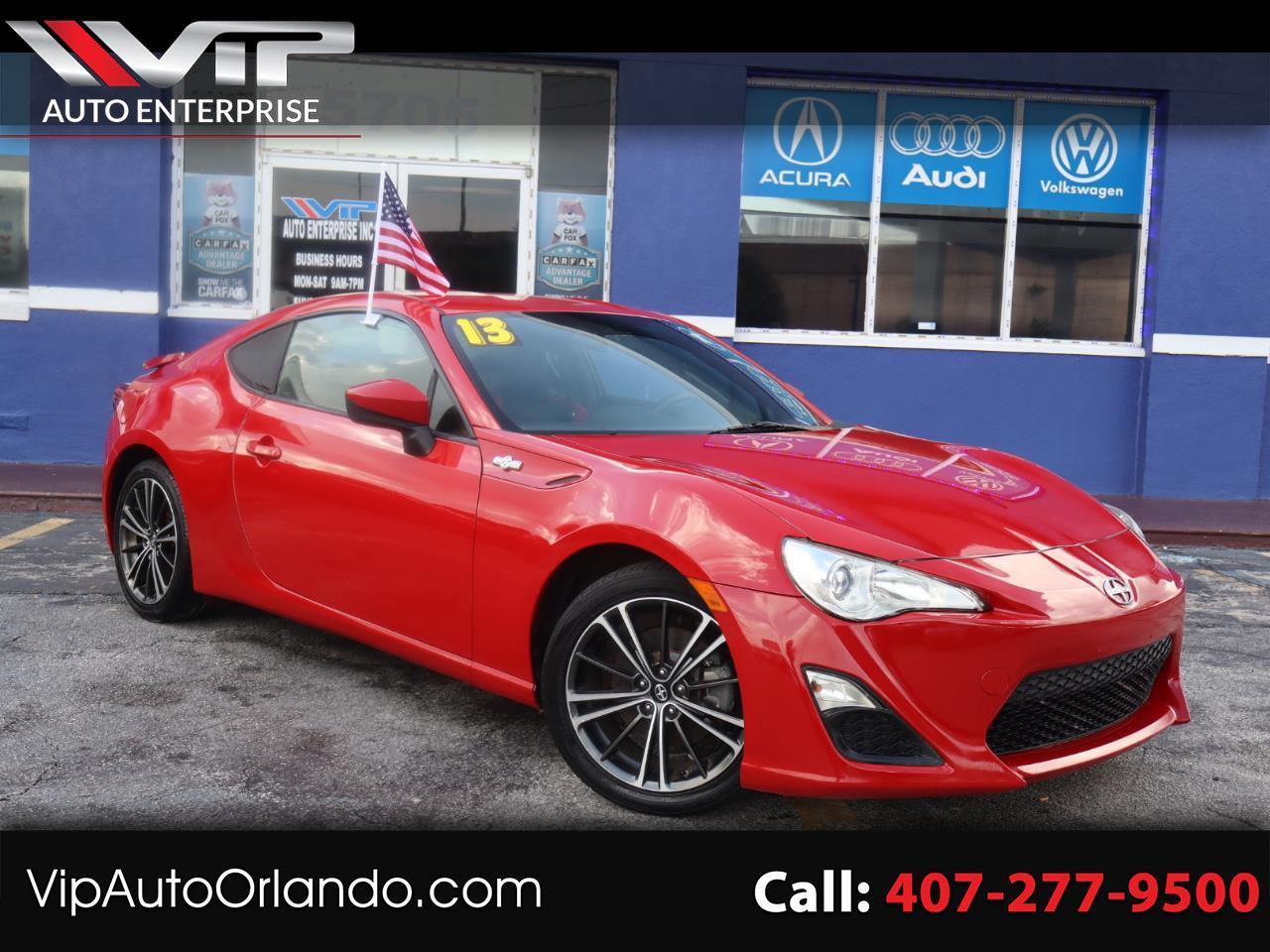 Red 2013 Scion FR-S Coupe Rear-Wheel Drive Manual