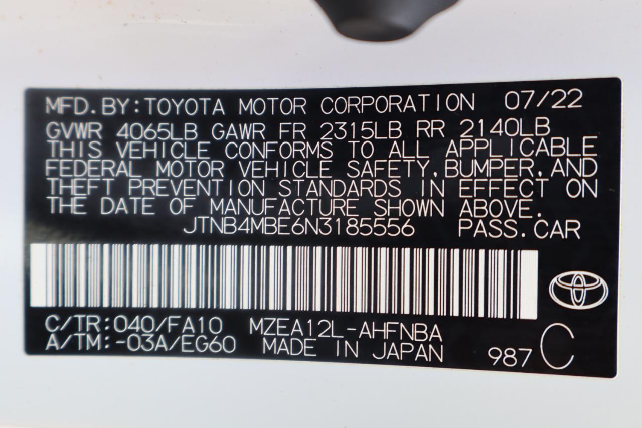 Toyota Corolla Hatchback SE Manual (Natl) 2022