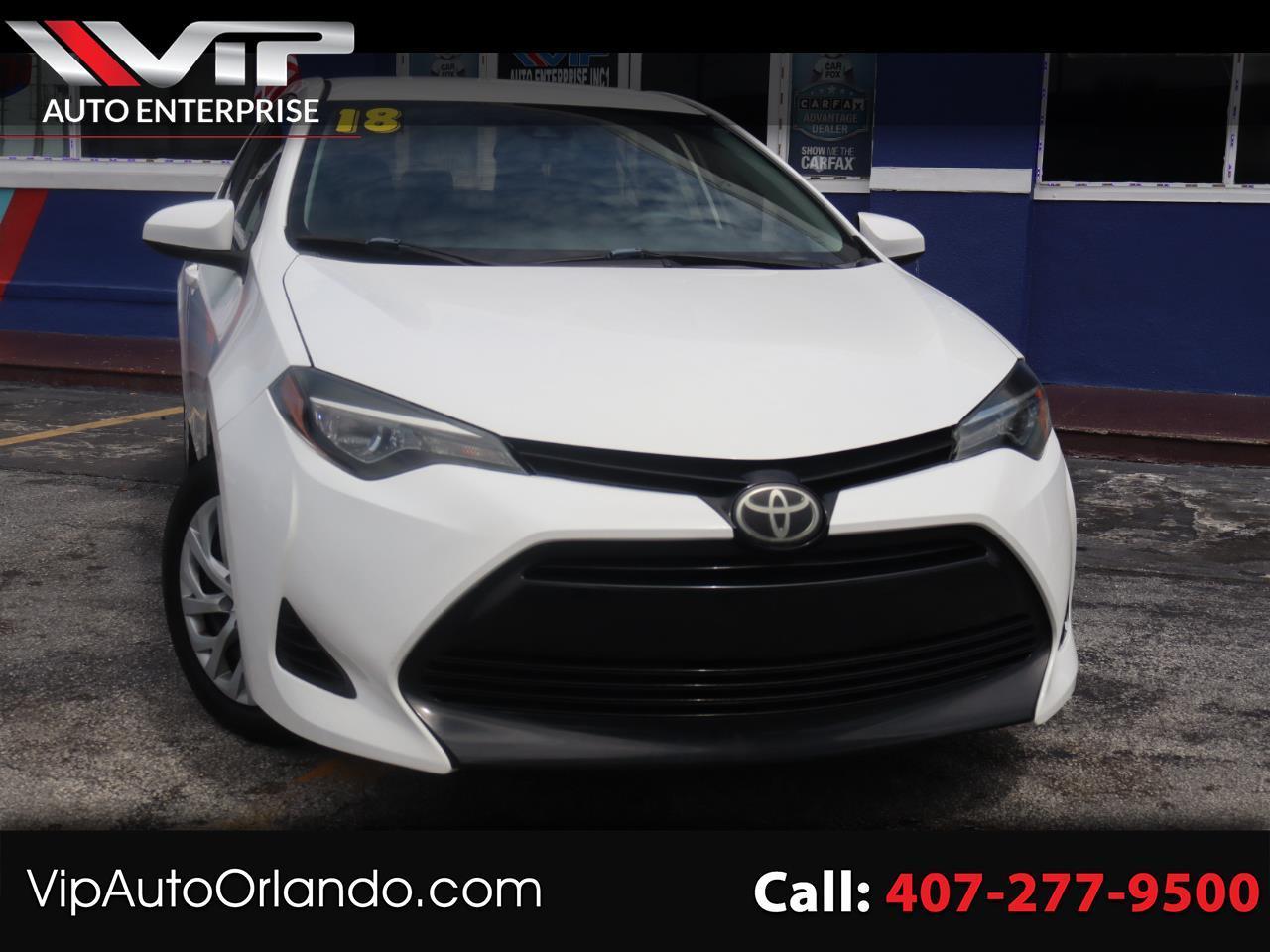 Toyota Corolla XLE CVT (Natl) 2018