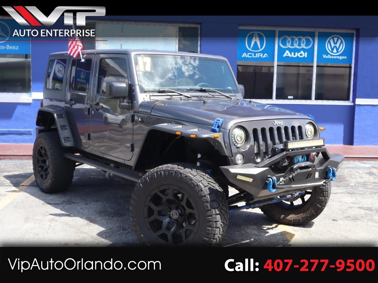 Gray 2017 Jeep Wrangler SUV / Crossover Four-Wheel Drive Automatic