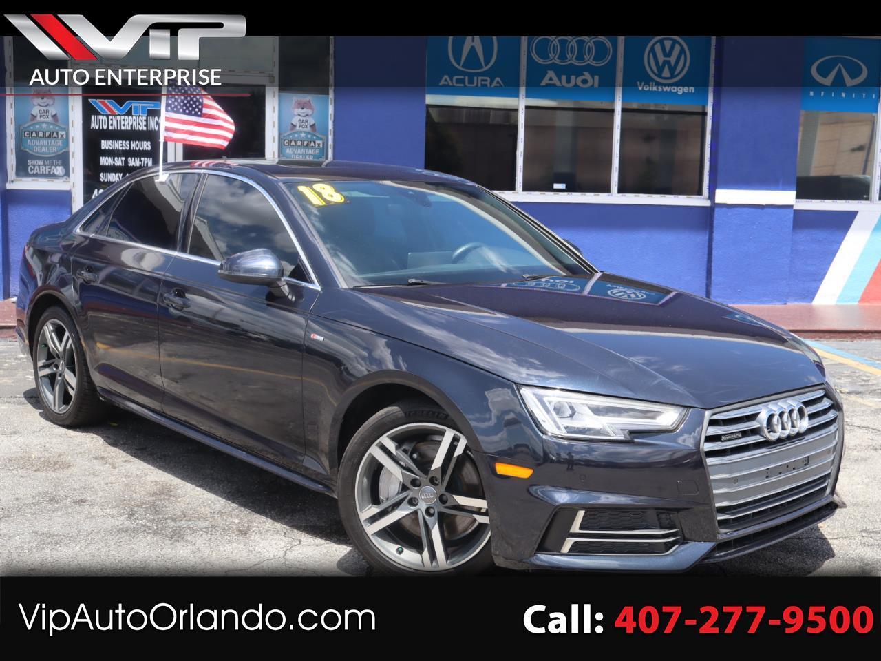 2018 Audi A4 2.0 TFSI Tech Premium Plus S Tronic quattro AWD