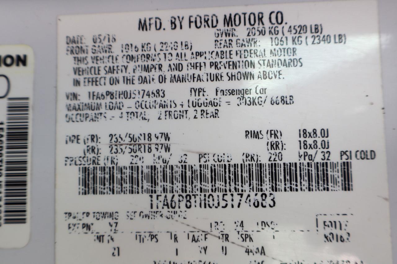 Ford Mustang EcoBoost Fastback 2018