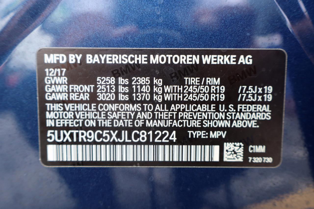 BMW X3 xDrive30i Sports Activity Vehicle 2018