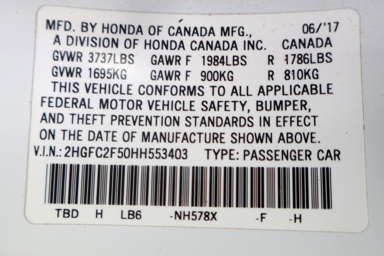 Honda Civic Sedan LX CVT 2017