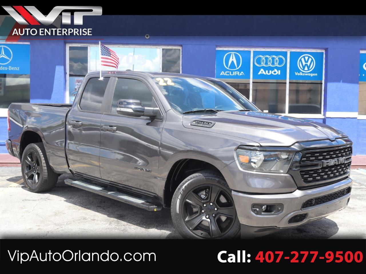2022 RAM 1500 Big Horn 4x2 Quad Cab 6'4" Box