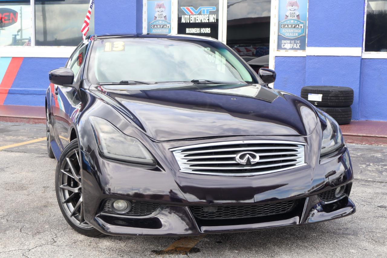 Infiniti G37 Coupe 2dr IPL RWD 2013