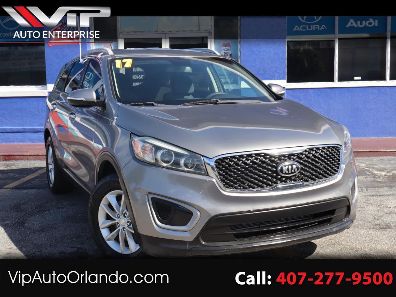 Silver 2017 Kia Sorento SUV / Crossover Front-Wheel Drive Automatic
