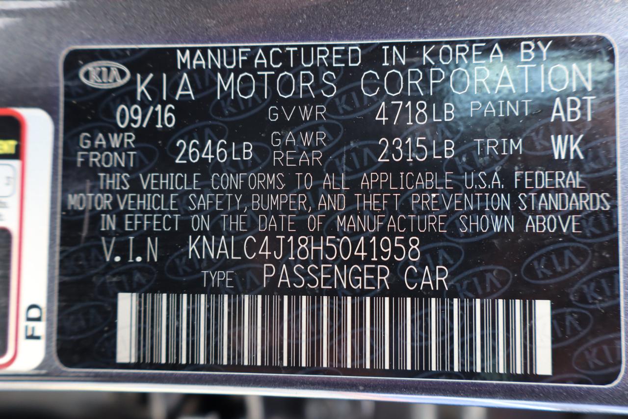 Kia Cadenza Premium Sedan 2017