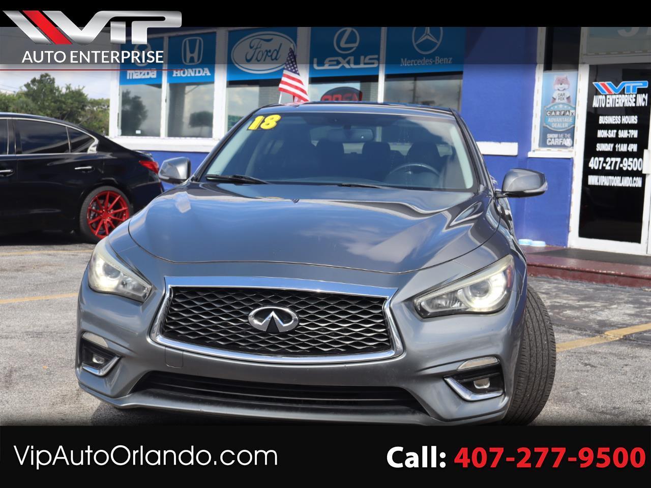 Infiniti Q50 3.0t LUXE RWD 2018