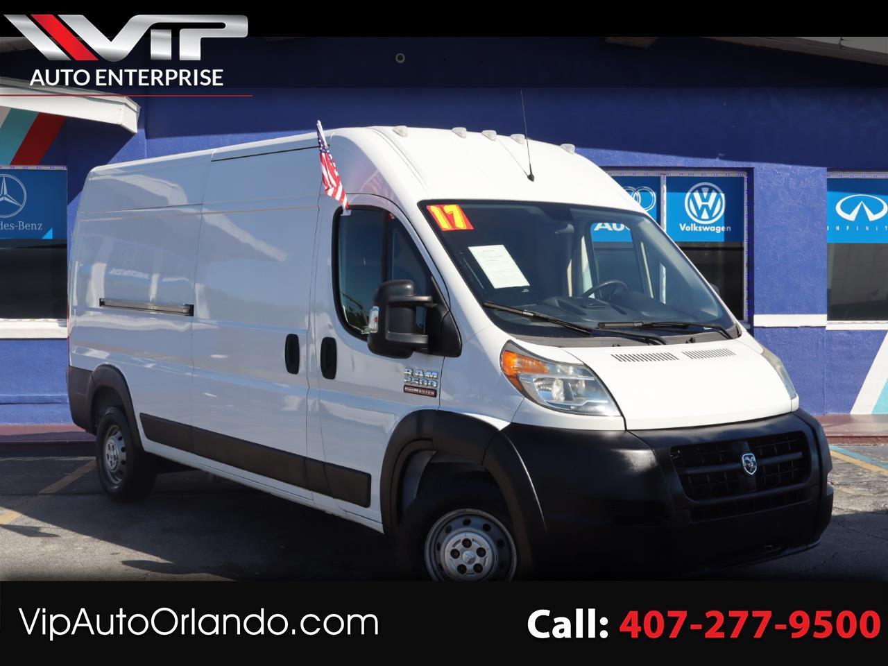 2017 RAM ProMaster Cargo Van 2500 High Roof 159" WB