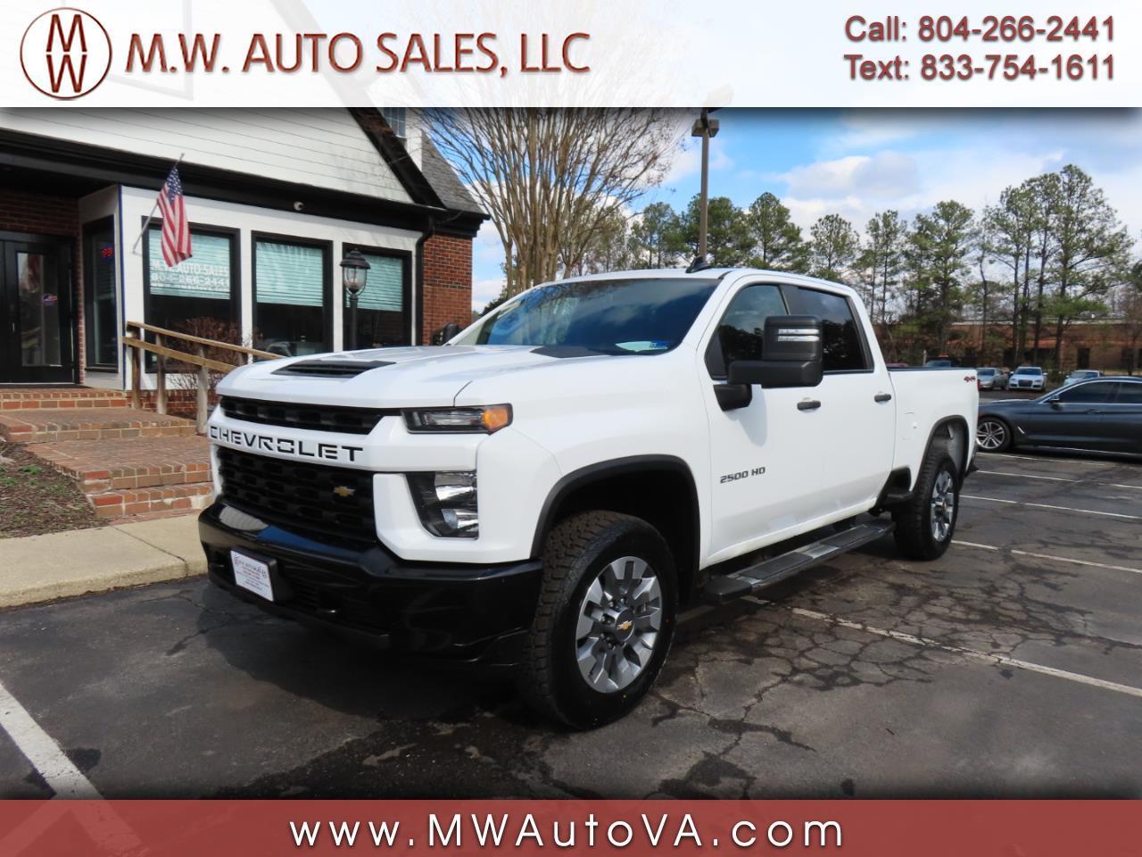 2022 Chevrolet Silverado 2500HD Custom Crew Cab Short Box 4WD