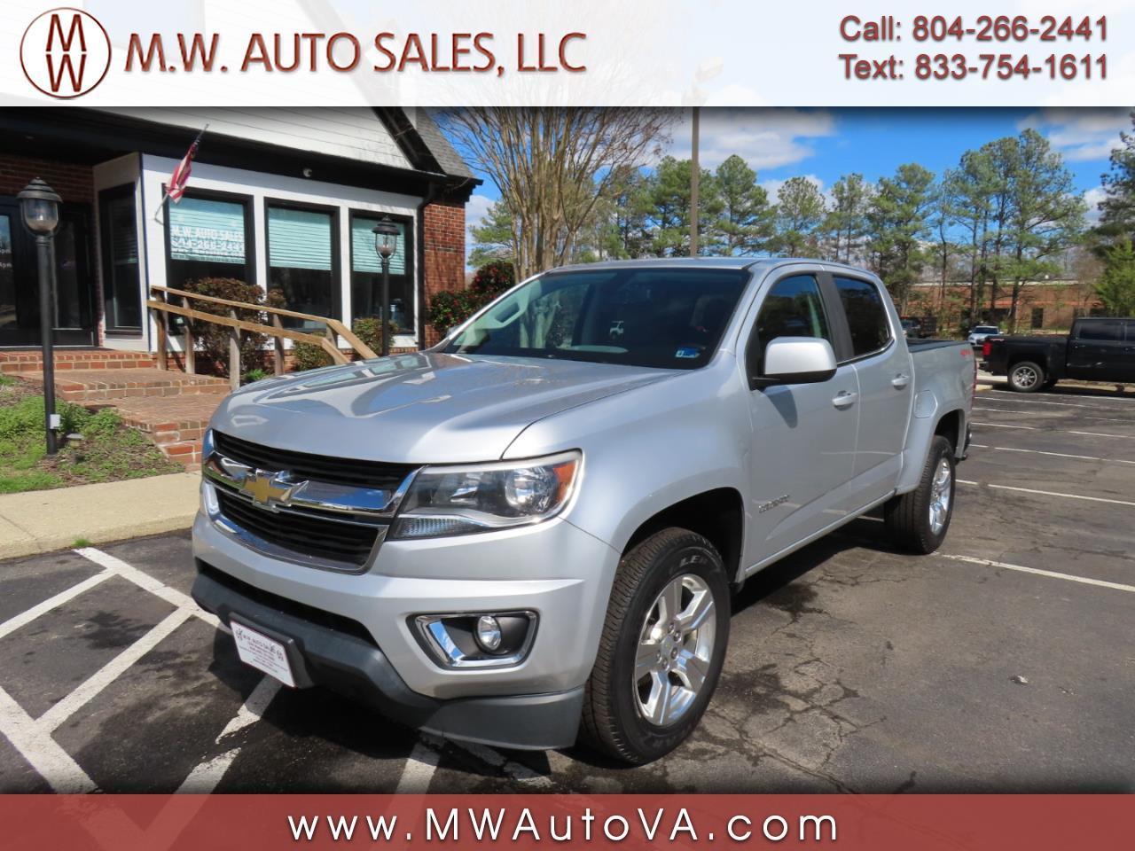 2016 Chevrolet Colorado LT Crew Cab 4WD Long Box