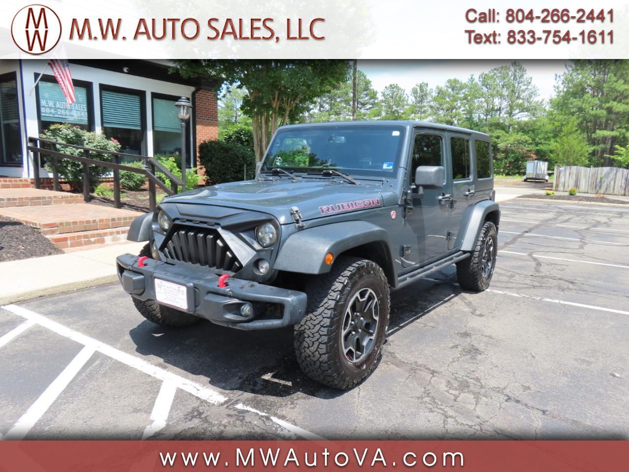 2016 Jeep Wrangler Unlimited Rubicon 4WD