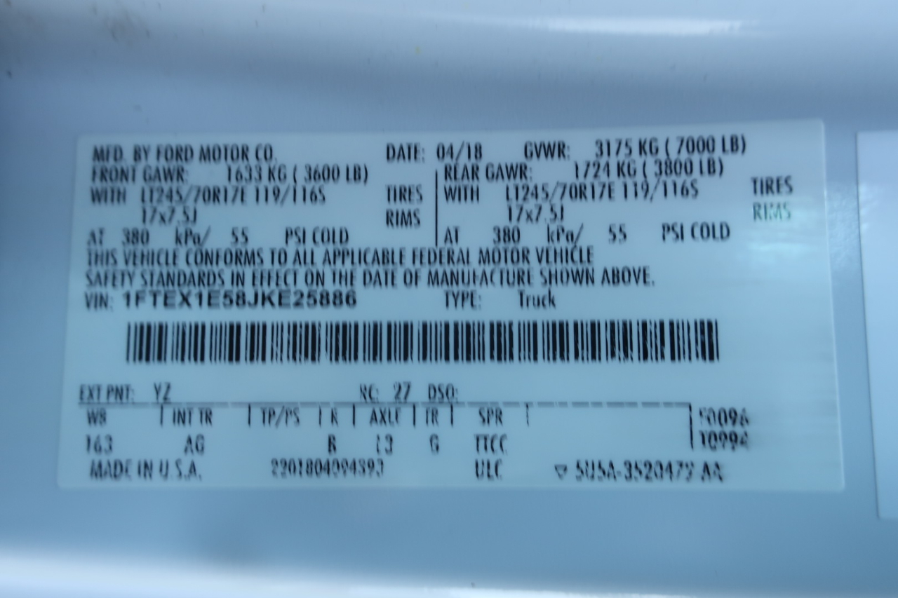 Ford F-150 XL SuperCab 8-ft. Bed 4WD 2018