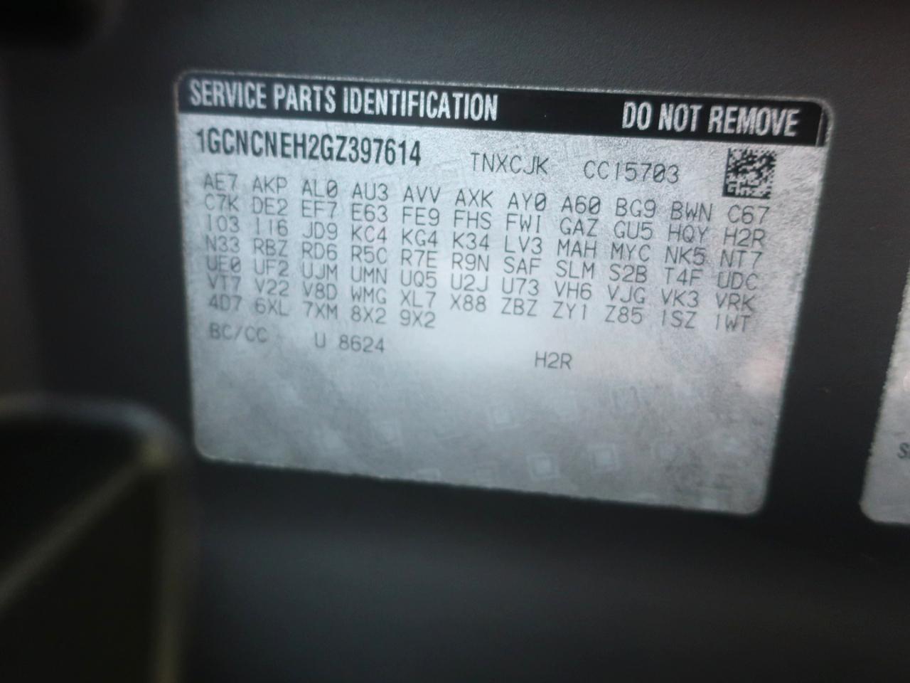 Chevrolet Silverado 1500 Work Truck Short Box 2WD 2016