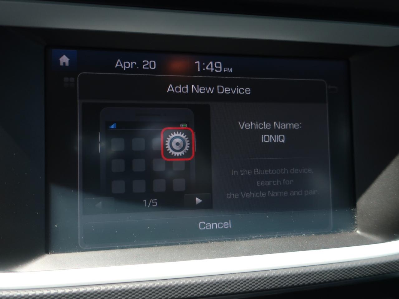 Hyundai Ioniq Hybrid Blue 2018