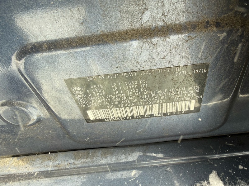 Subaru Legacy 2.5i Premium 2017