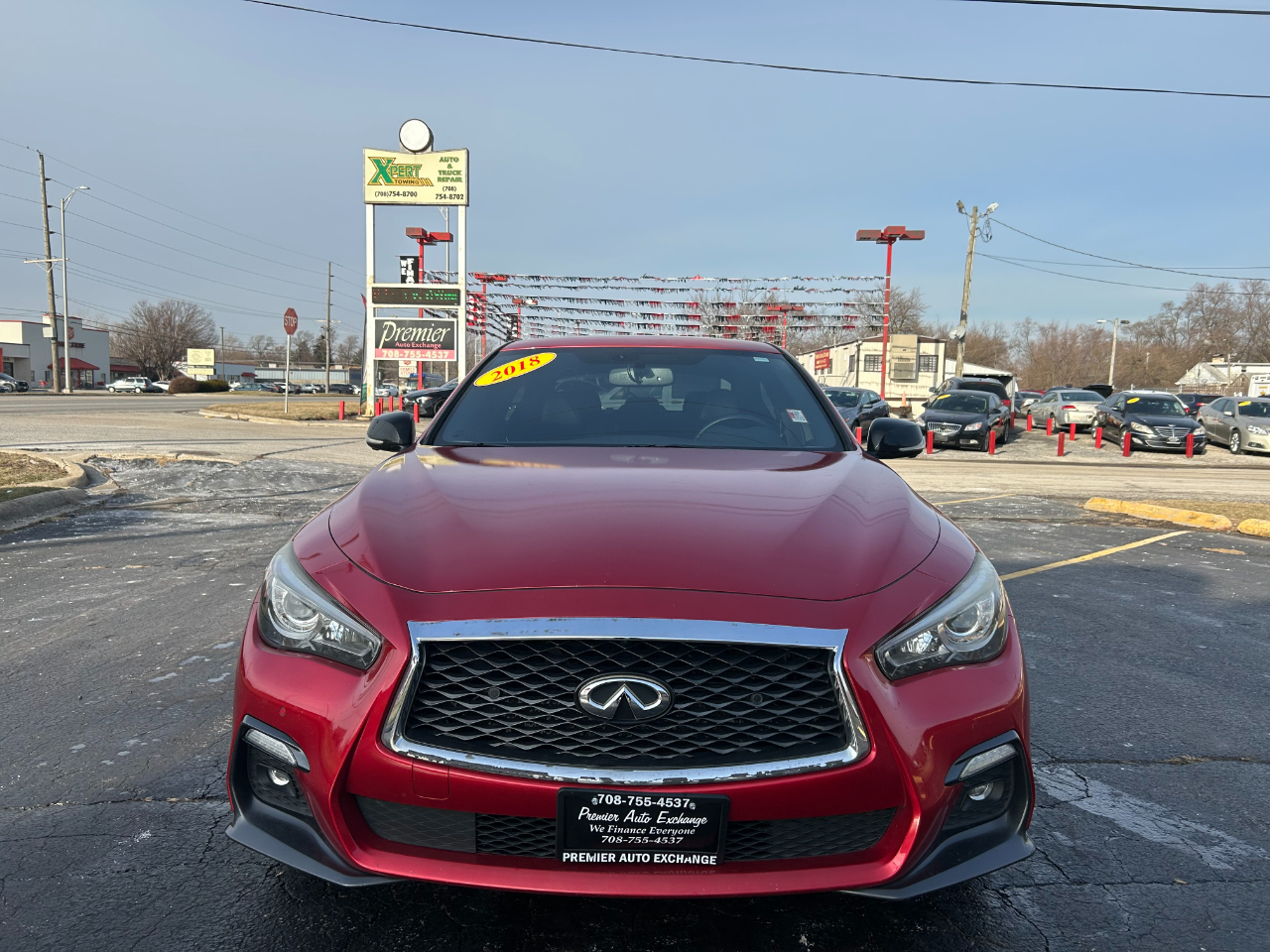Infiniti Q50 Red Sport 400 AWD 2018