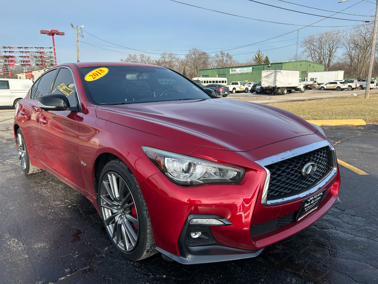 Infiniti Q50 Red Sport 400 AWD 2018