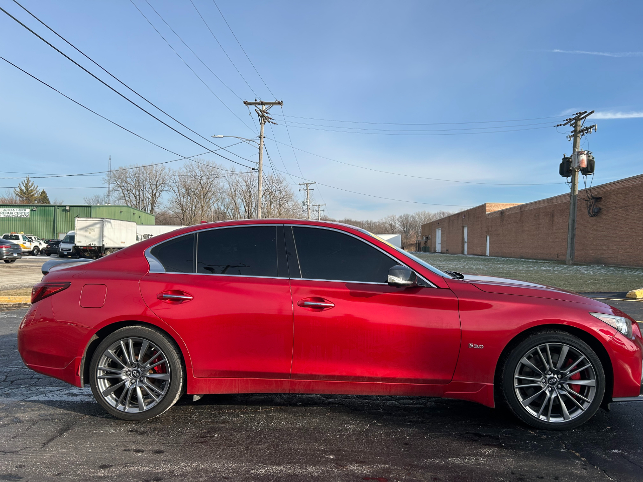 Infiniti Q50 Red Sport 400 AWD 2018