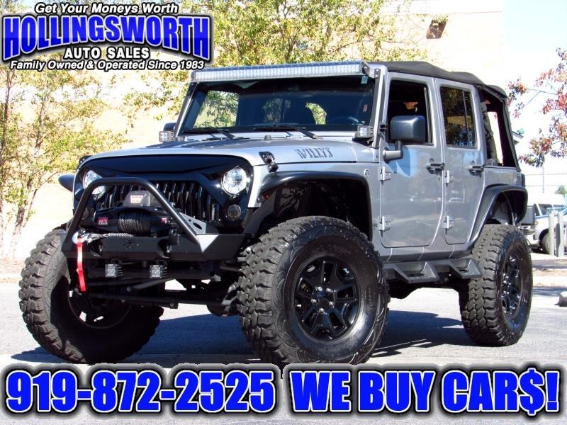 Used 2018 Jeep Wrangler JK Willys Wheeler w/ Supercharger for Sale in  Raleigh NC 27604 Hollingsworth Auto Sales of Raleigh