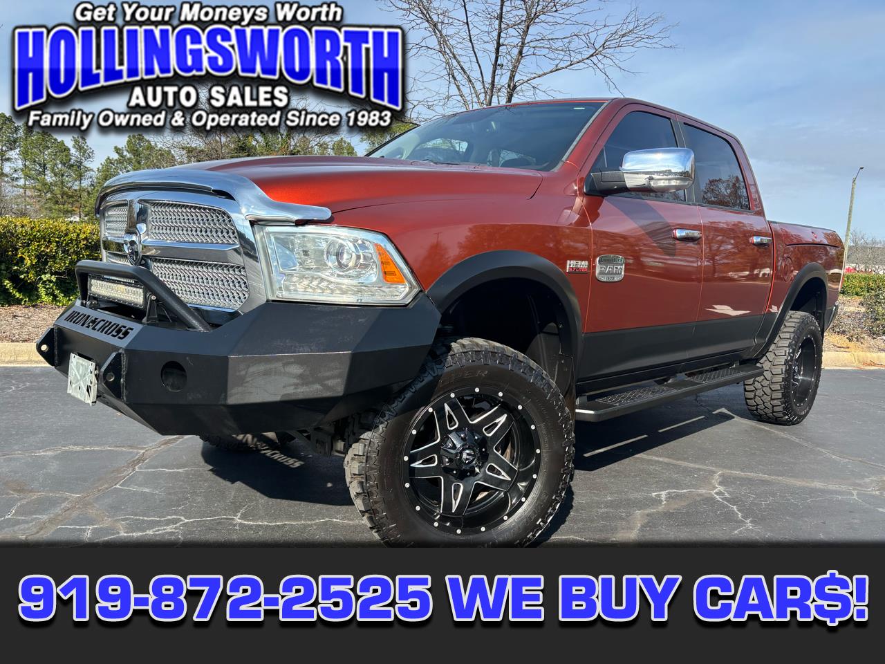 2013 RAM 1500 4WD Crew Cab 140.5" Laramie Longhorn Edition